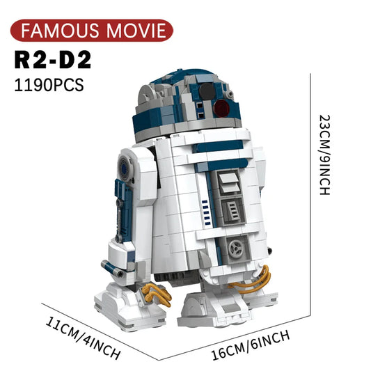 UCS R2-D2 Robot – Space Exploration Mecha Building Blocks Set (75379, 1190 Pcs)