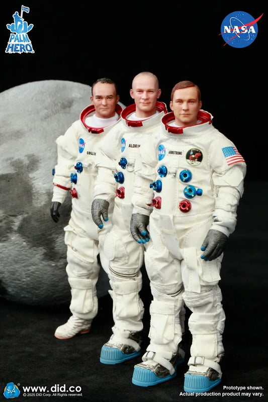 DID XS80033/34/35 – 1/12 Scale Apollo 11 Astronaut Action Figures