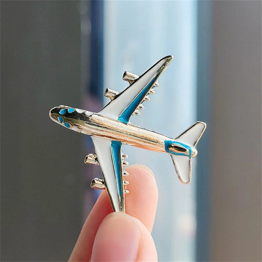 High Quality Plane Brooch – Airplane Enamel Charm Jewelry