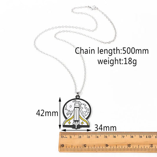 The Last Us Survivor 2 Keychain – Rocket Ship Pendant Necklace Accessory
