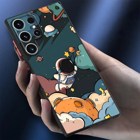 Hello Astronaut Phone Case – Soft Cover for Samsung Galaxy Series