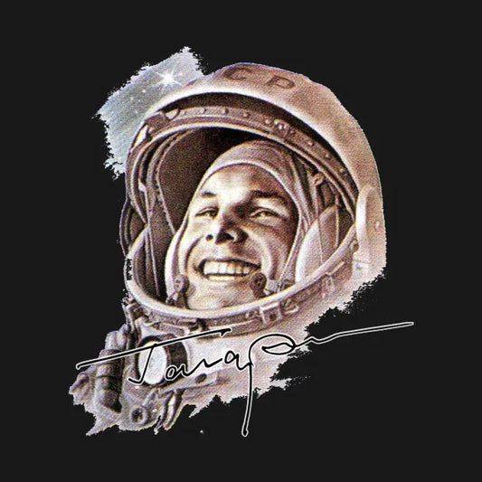 USSR Yuri Gagarin T-Shirt – Soviet Space Tribute Tee for Men