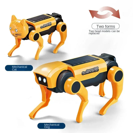 2-in-1 Solar Robot Dog & Cat Kit