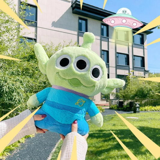 Three-Eyed Alien Plush Toy – Disney-Inspired Cute Character Doll