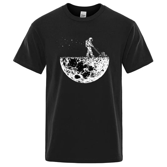 Cherish the Lunar Environment T-Shirt – Funny Oversized Astronaut Tee