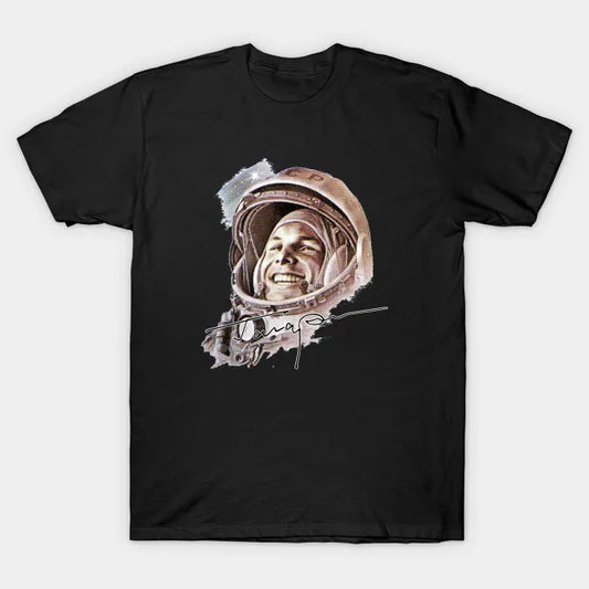 USSR Yuri Gagarin T-Shirt – Soviet Space Tribute Tee for Men